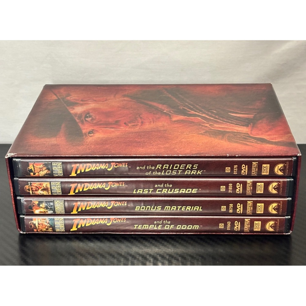 Indiana Jones Complete DVD Movie Collection 4 Film Set Widescreen THX Mastered